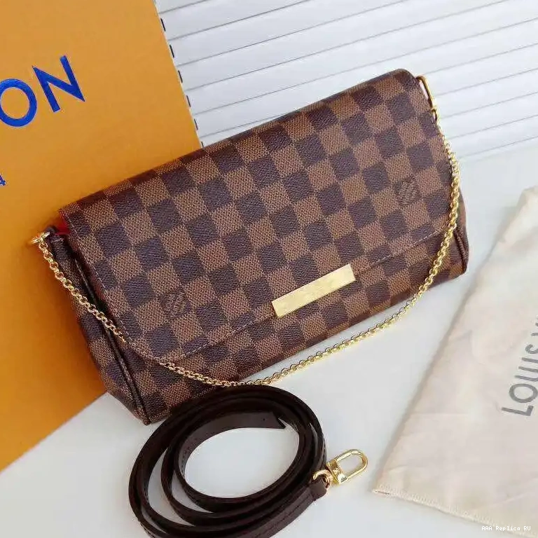 Aaa replica bags Vuitton MM Louis Favorite 0503